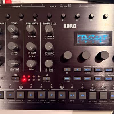 Korg Drumlogue Hybrid Drum Machine w/ 3rd party bank image 2
