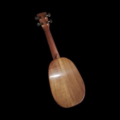 Solid Koa Pineapple Super Soprano Ukulele (Concert Neck) image 11
