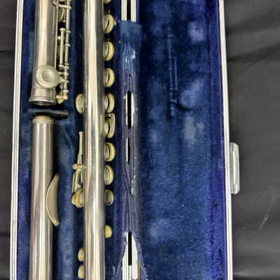 Muramatsu 111 Flute Wind Instrument with Hard Case Needs Adjustment Tested image 4