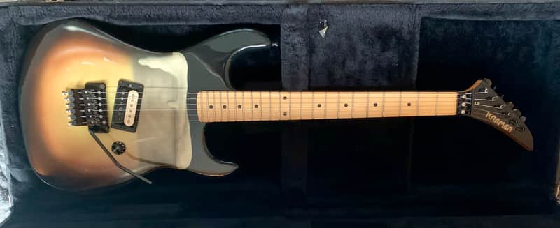 Kramer Baretta 1986 - Dennis Kline Beer Graphic - Rare Transition Neck, Maple Fretboard image 1