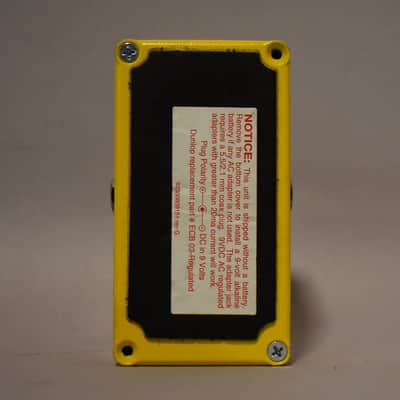 1990s MXR Distortion + Block Logo Reissue Distortion Effects Pedal Yellow image 4