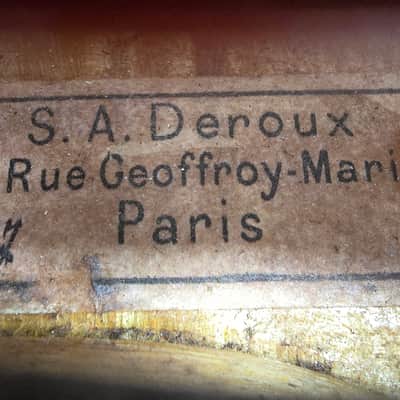 Violin 4/4 - S.A. Deroux Paris 1899 image 14