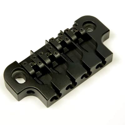 Hipshot Supertone 4-string Bass Bridge Gibson 2 point Black 5G410B image 2