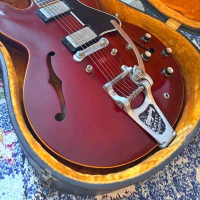 Project! 1963 Gibson ES-335TD Cherry Bigsby w/OHSC image 14