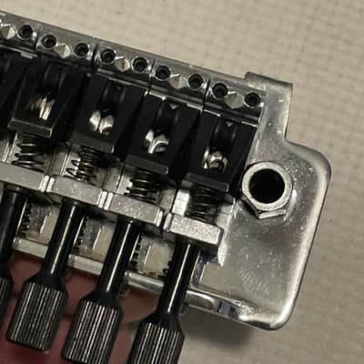1980's Korean Ibanez RG250 Series Guitar Powerocker DX Power Rocker Black Factory Tremolo Bridge Set image 17