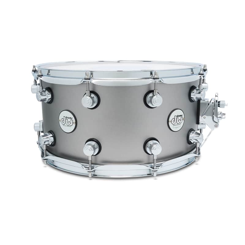 DW Drum Workshop Design Series 7x14" Limited Snare, Titanium Satin Lacquer image 1
