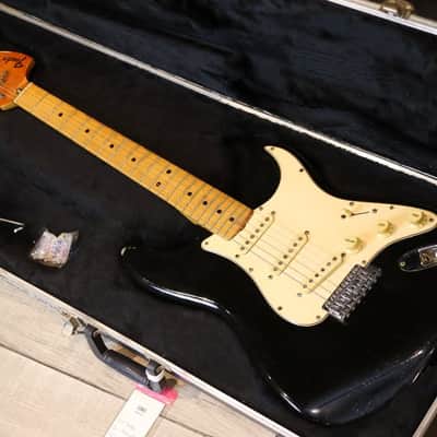 Fender Stratocaster 1974 Black Alder all Original image 3