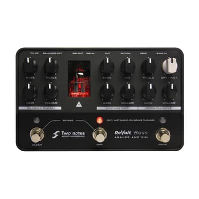Two Notes ReVolt Bass Analog Amp Simulator - FREE SHIPPING TO THE USA