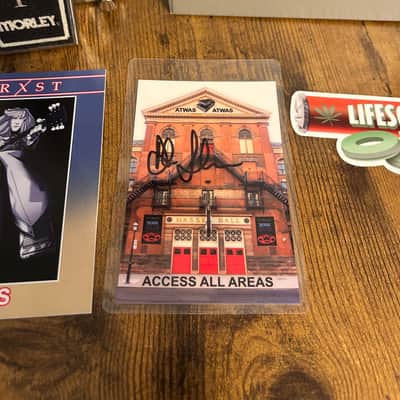 Lerxst Limited Edition ATWAS Wah & Volume Pedal w/ Hand-Signed Backstage Laminate 2026 image 2
