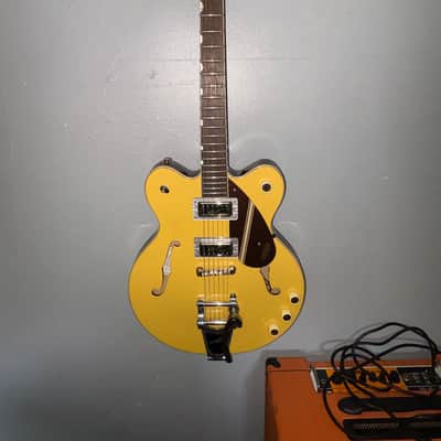 Gretsch G2604T Limited Edition Streamliner Rally II Center Block 2023 - Present - Two-Tone Bamboo Yellow / Copper Metallic image 1