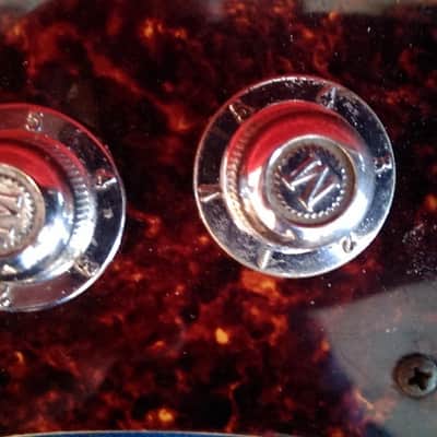Mosrite Mark V Ventures  1966 Blue Sparkle image 12