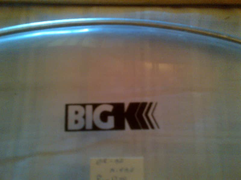 Big K 18" Black Dot Drum Head B18BD 1995 Clear image 1