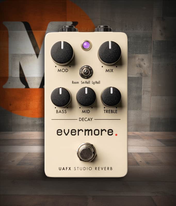 Universal Audio Evermore Studio Reverb Pedal (UA-EVERMORE-U) image 1
