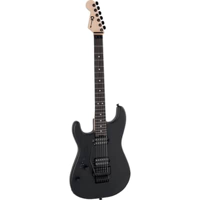 Charvel Pro-Mod San Dimas Style 1 HH FR Sassafras Left-handed Electric Guitar - Satin Black (B-Stock) image 2
