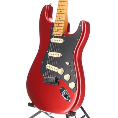 Fender Certified Pre-Owned American Ultra II Stratocaster, Maple Fingerboard, Sinister Red (N9) (25396) image 4