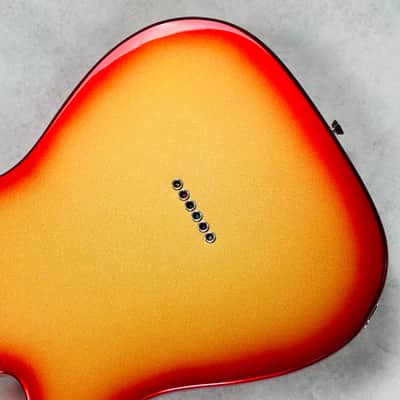 Fender Mod Shop Telecaster Rosewood Fingerboard Aged 2020 - Sunset Metallic image 12