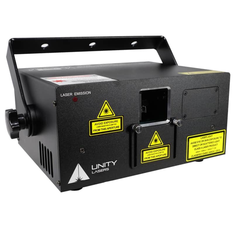 UNITY LASERS RAW 1.7 Red / Green / Blue Full Color Laser FX image 1