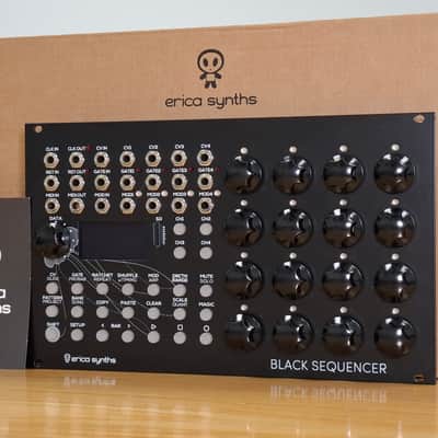 Erica Synths Black Sequencer Eurorack Module 2014 - 2020 - Black image 1
