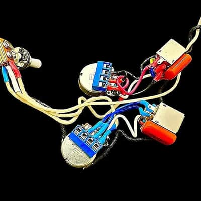 Gibson SG Solderless Harness with Series / Parallel and Out Of Phase push Tone Pots - includes prewired Toggle and Harness image 3