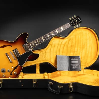 2014 Gibson Custom Shop Memphis ‘64 ES-345TD - Historic Burst VOS | USA Vintage 1964 Reissue Varitone Switch 3.79kg | CoA OHSC image 2