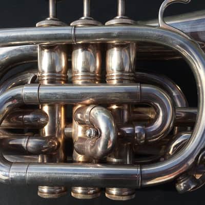 E Benge USA Silver Pocket Trumpet image 11
