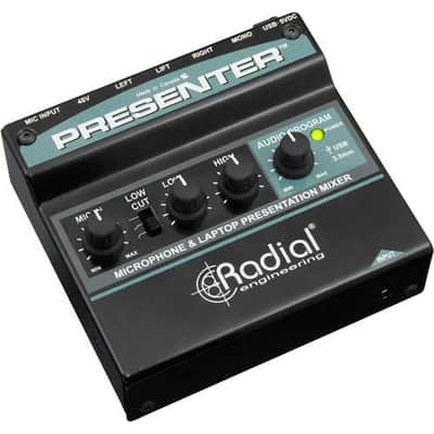 Radial Engineering Stage Control Presenter Presentation Mixer w/ Mic Preamp image 1