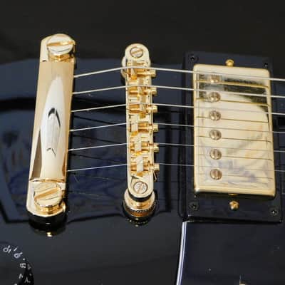 Epiphone 2020 Les Paul Custom - Ebony with Epiphone Premium Gig Bag image 7