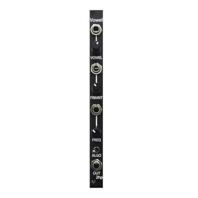 2hp Vowel Eurorack Formant Oscillator Module (Black) image 1