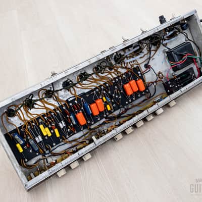 1962 Fender Showman Blonde Brown Panel Vintage Piggyback Tube Amp 1x15 Tone Ring w/ JBL D130F image 12