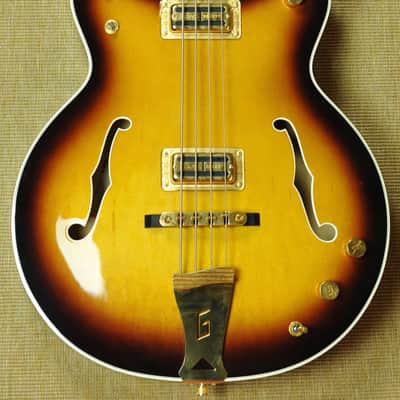 Gretsch '68 Broadkaster Reissue G6072-1968 Long Scale Hollow-Body Bass image 5