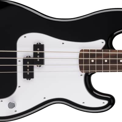 2026 Fender Standard Precision Bass Laurel Fingerboard White Pickguard Black image 1