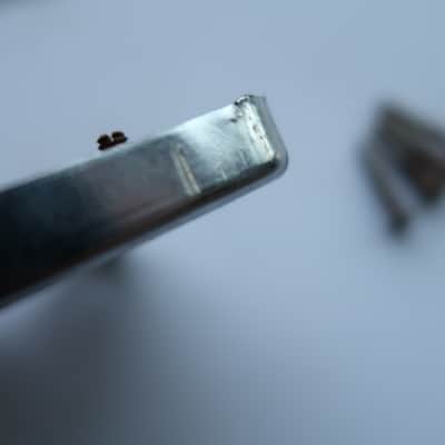 Left Handed Fender Telecaster Bridge  PAT.PEND. Tele / 60's 70's  Chrome 62 Relic RI Lefty image 9