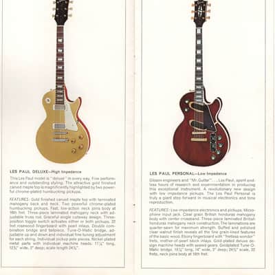 Gibson- Les Paul Models, 1970, Catalog/pamphlet Bild 3