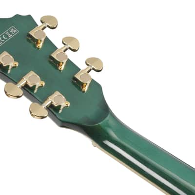 Ibanez AS93FM Artcore Expressionist Transparent Moss Green image 8