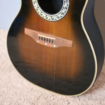 Ovation 1155 Custom Balladeer 12-String 1980s - Sunburst - w/ OHSC image 1