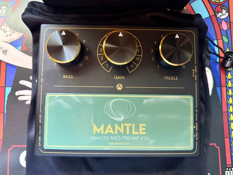 Walrus Audio Mantle Analog Bass Preamp / DI 2026 - Present - Black / Green image 1