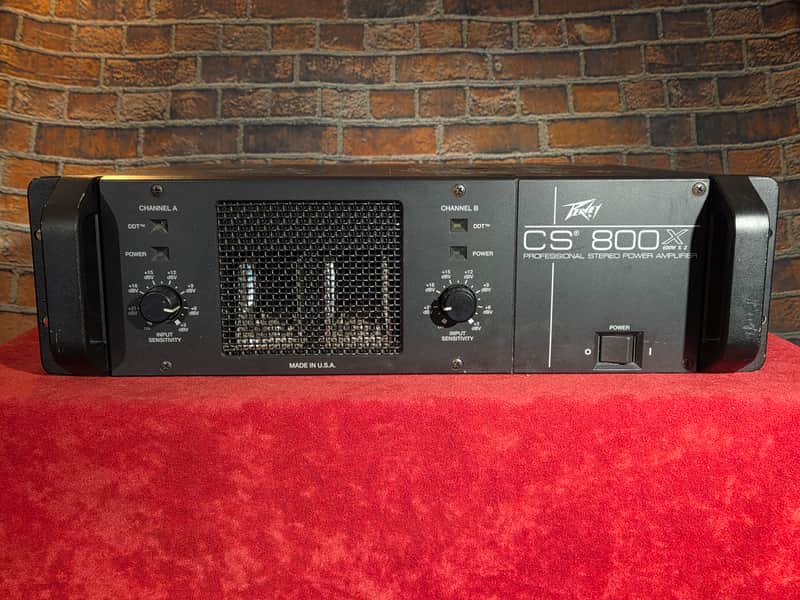 Peavey CS-800X Professional Stereo Power Amplifier image 1