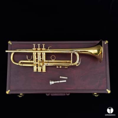 Kanstul Burbank 3 California   trumpet made by Kanstul mouthpiece case Reeves gamonbrass image 5