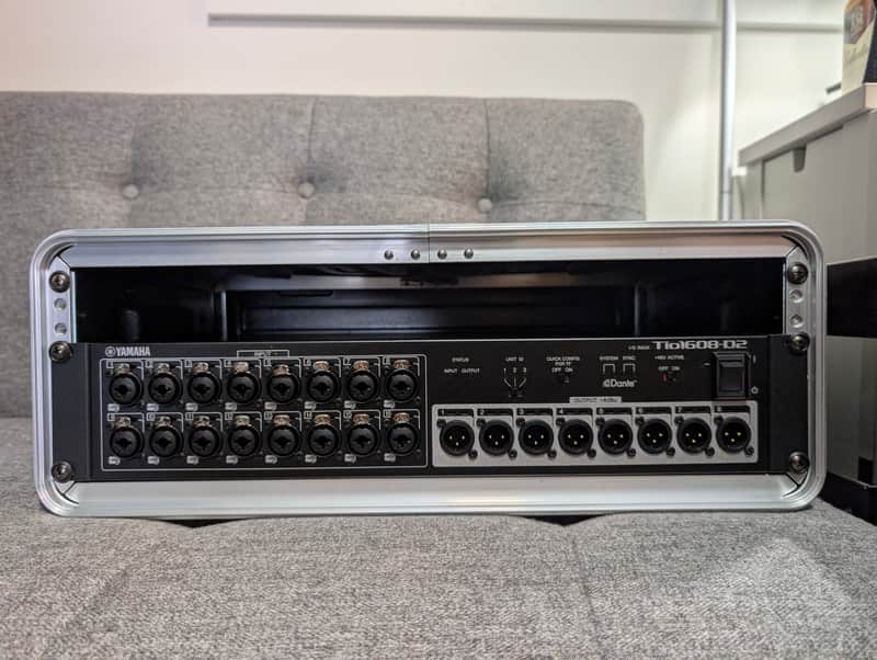 Yamaha Tio1608-D2 16 Channel Dante Input Interface 2015 - Present - Black image 1