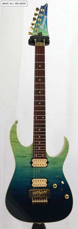 Ibanez RG420HPFM-BRG High Performance Blue Reef Gradation image 1
