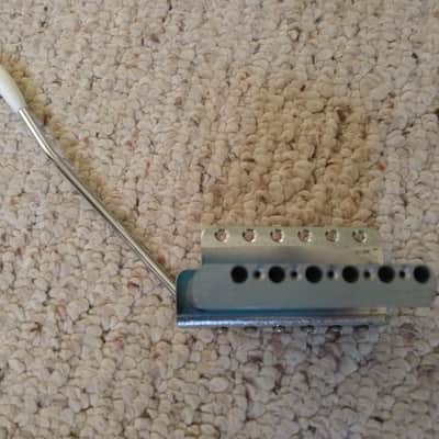 Fender JV early 1980s Japan Stratocaster Tremolo Bridge Trem with saddles Original Vintage Fujigen Part For Luthier Restoration Project image 2