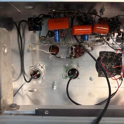 1950’s RCA BA-4C tube amplifier line preamp microphones Rehoused and fully serviced in an old GE chasis image 15
