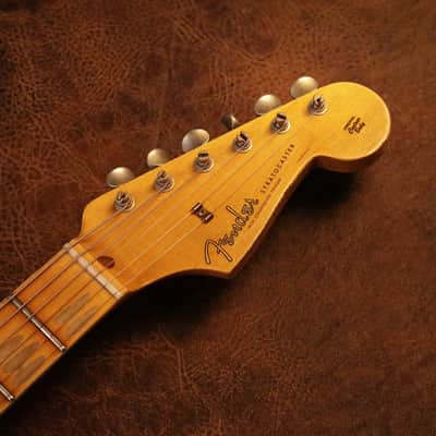 Fender Custom Shop Fat 50's Stratocaster Relic in Wide-fade 2-tone Chocolate Sunburst image 6