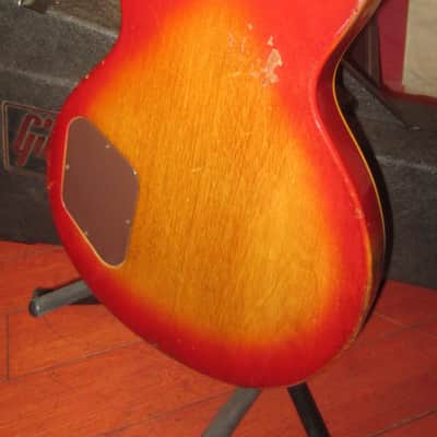 1977 Gibson Les Paul Deluxe Cherry Sunburst image 6