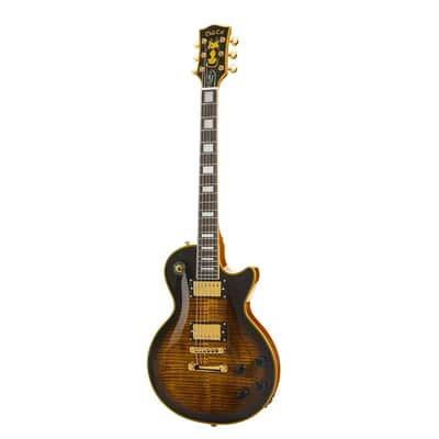 Chill Cat MOD SHOP Collection Bat Edition Yellow Widow Electric Guitar image 1