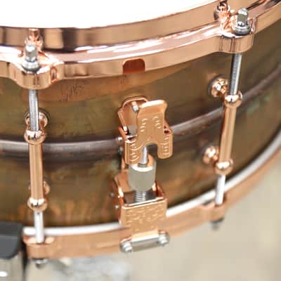 Ludwig 6.5x14" Copperphonic w/ Copper Hardware & Tube Lugs LC663TC image 3