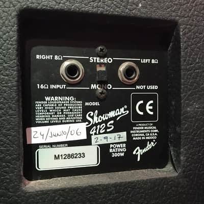 Pantalla Fender Showman 412S del 2005 image 10
