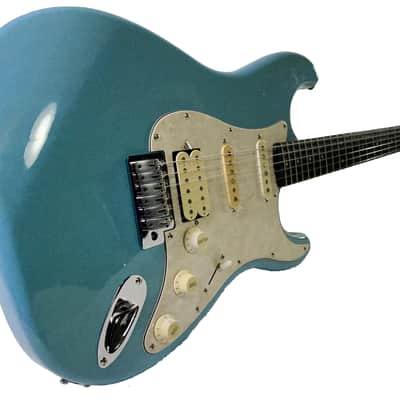 Optek Firelight 400 - Beginner Stratocaster Electric Guitar with Light-up Frets ! imagen 11