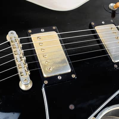 Burny RCL-65 Custom MIJ 1990 Black Beauty Made in Japan VH-1 PAF Pickups 1960 Reissue w/ Hard Case image 9
