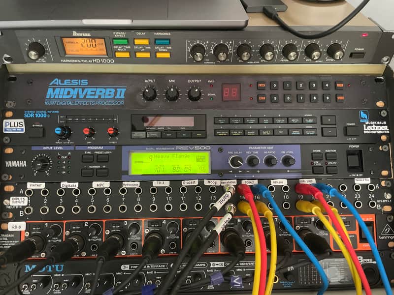 Yamaha REV500 Digital Reverberator 1990s - Black image 1